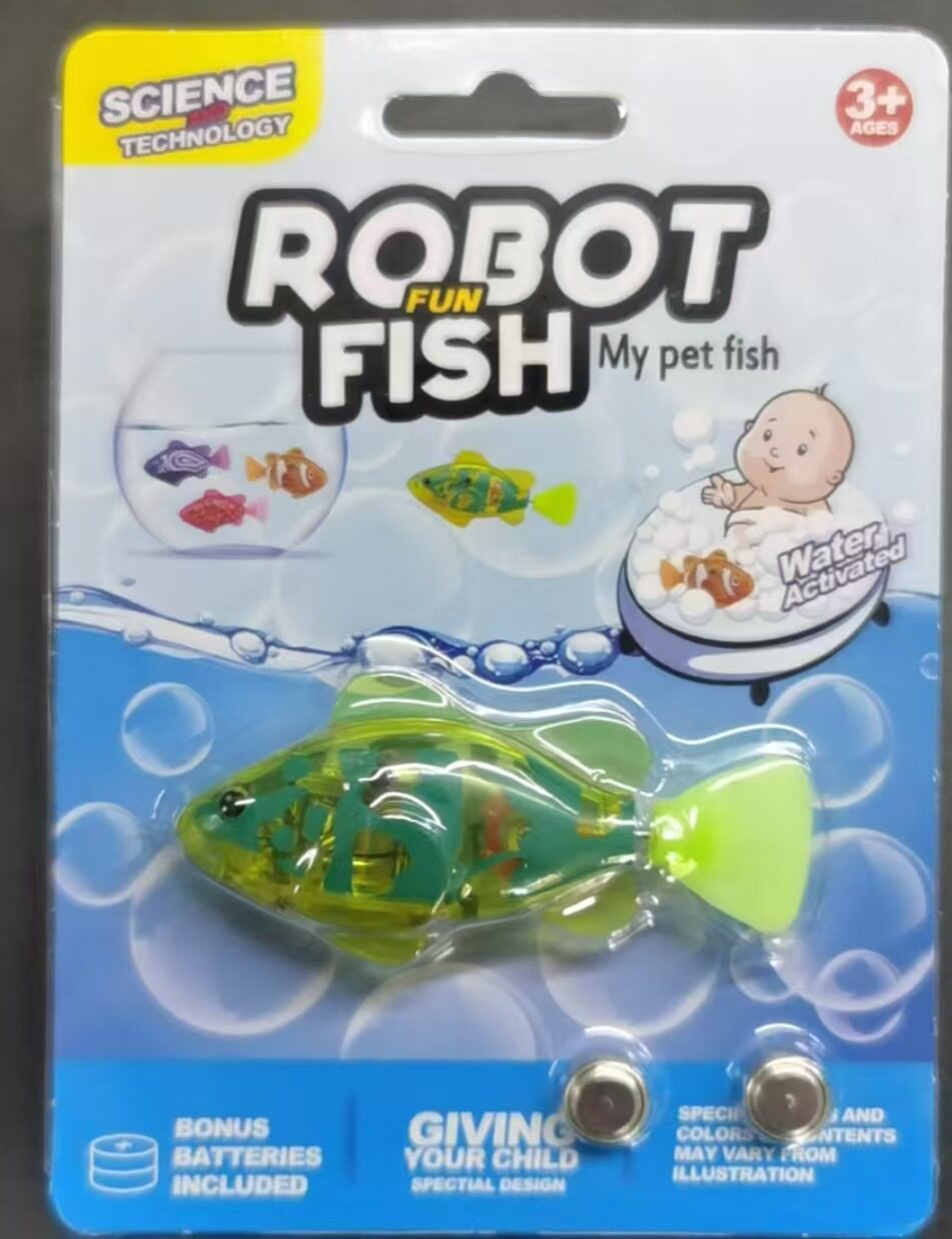 Animal Fish Simulation Light-Activated Clownfish Bathtub and Splashing Toy