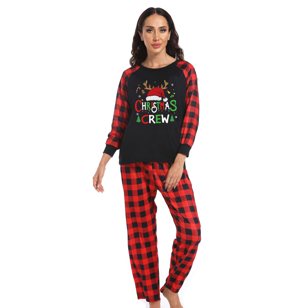 European and American Christmas Parent-child Homewear Vêtements Pajamas Suit