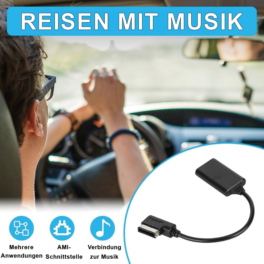 AMI Bluetooth 5.0 câble adaptateur audio Double paire récepteur de musique sans fil pour 3G MMI Syst