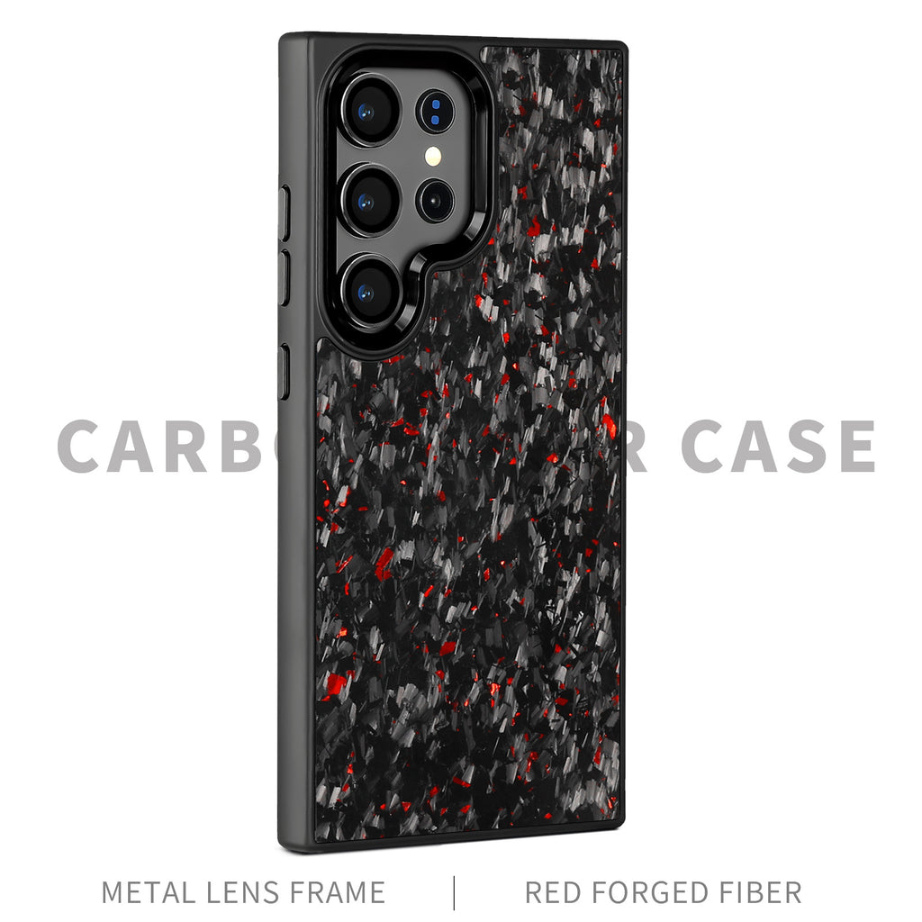 Boîtier de téléphone en fibre de carbone magnétique