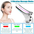 Massage du visage de cou outil de sculptation du visage 3 modes de couleur et vibration pour masseur faciale Fo