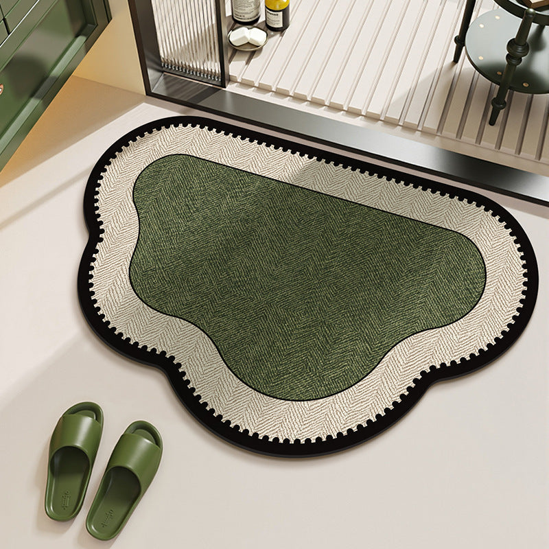 Tapis de douche antidérapant absorbant l'eau