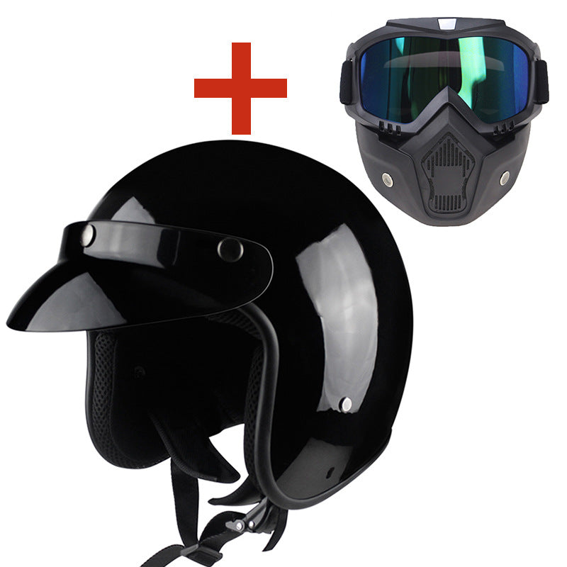 Retro Moto Casque Homme Moto