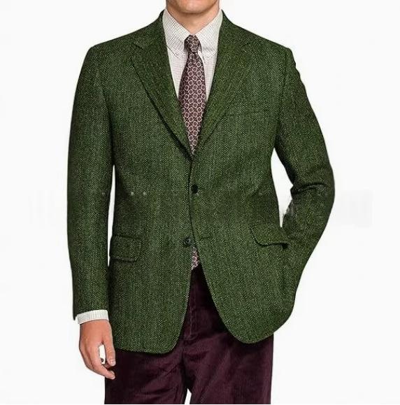 Veste de costume vintage texturé pour homme