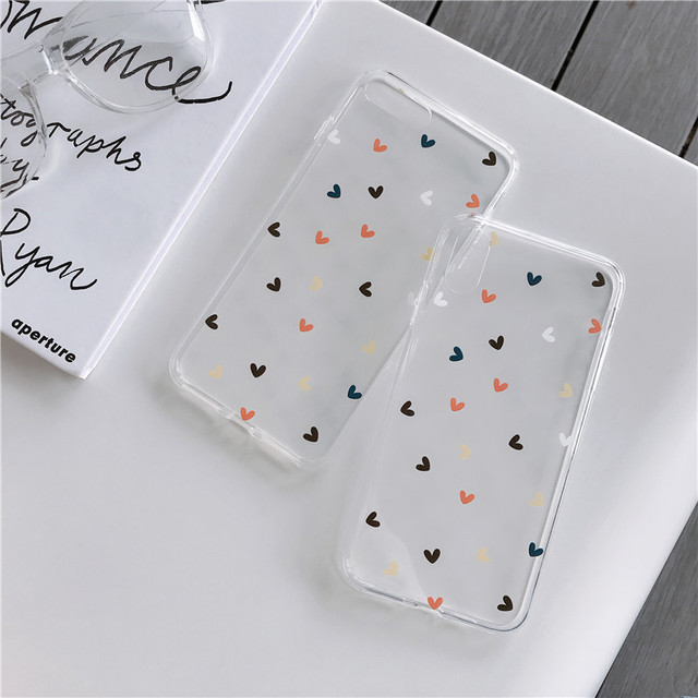 Simple coeur de fleur 6splu XS max / XR cas pour iP 8 / 7plus