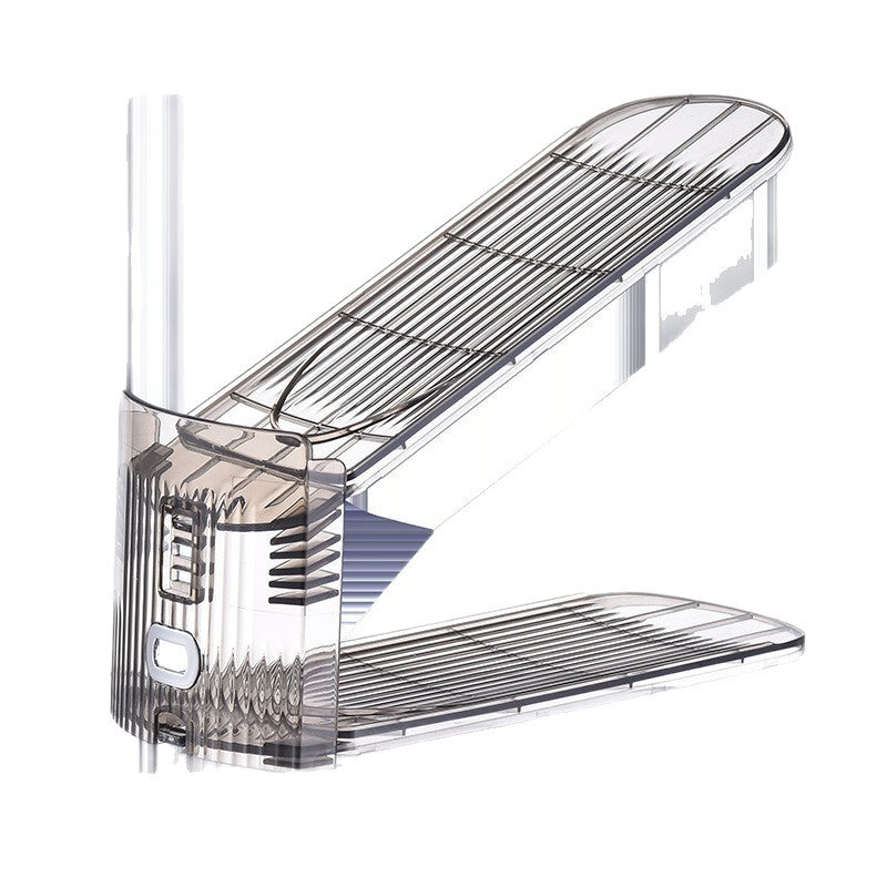 Organisateur de haut talon transparent en plastique ménager