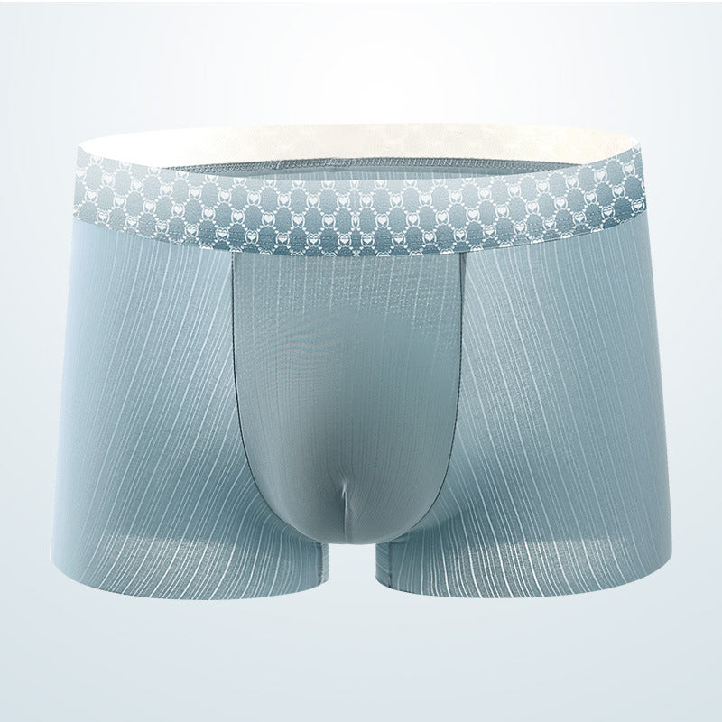 Sous-vêtements pour hommes ultra-mince en soie de glace