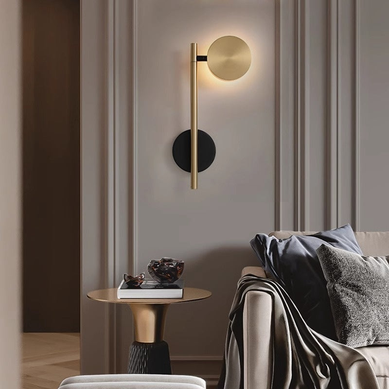 Lampe murale pivotante rotative côté lit