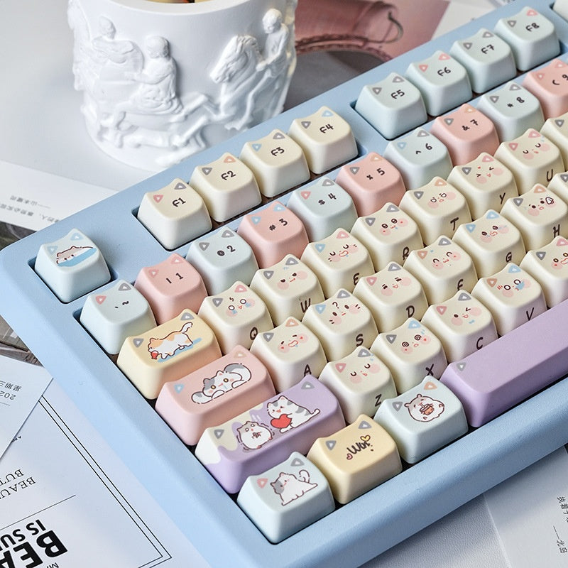 Thème personnalisé Sublimation cinq faces PBT Clavier mécanique personnalisé