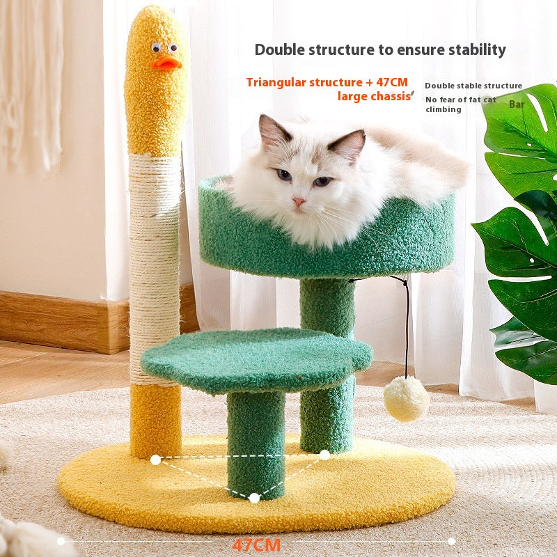 Jouet de cadre d'escalade Cat intégré Cactus