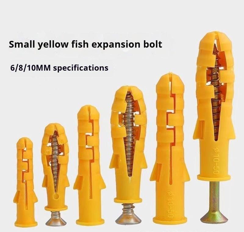 Little Yellow Croaker Tube d'expansion en plastique Bolts Nylon