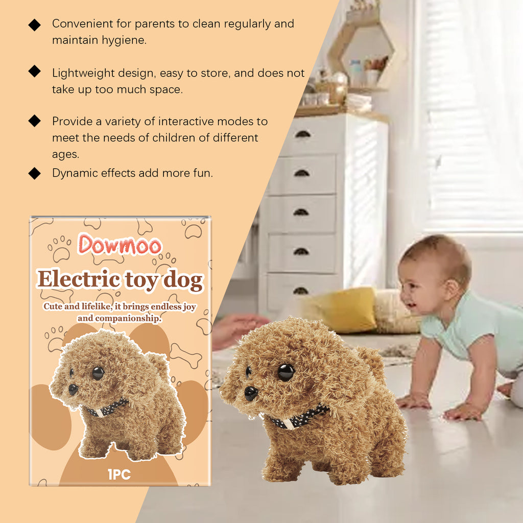 Jouet en peluche électrique mignon chien