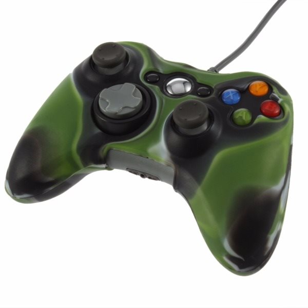 Boîtier en silicone Camouflage Housse sans fil Housse en silicone
