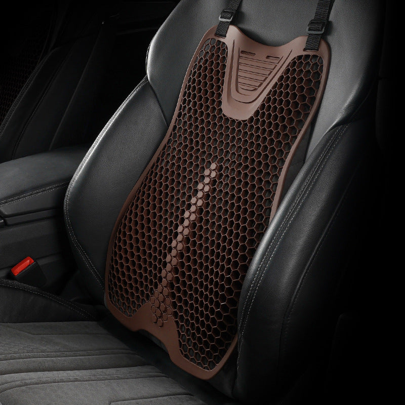 Coussin de siège de voiture ventilé et respirant en silicone à quatre dimensions