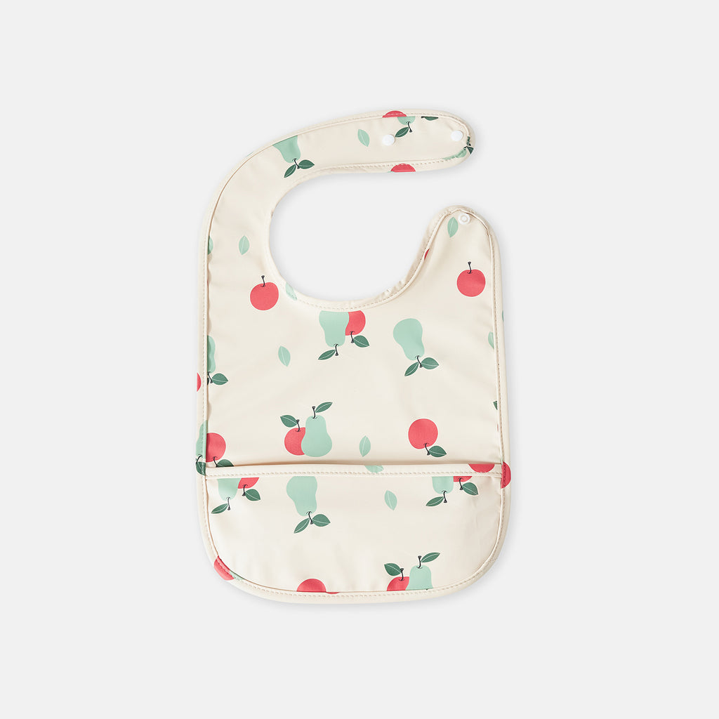 Nettoyant étanche de fermeture de snap Bib mangeant serviette de salive bille d'enfant