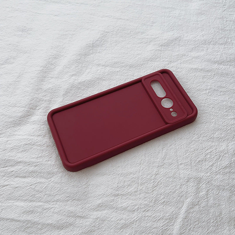Solid Color Fashion Personality Drop-resistant Phone Case