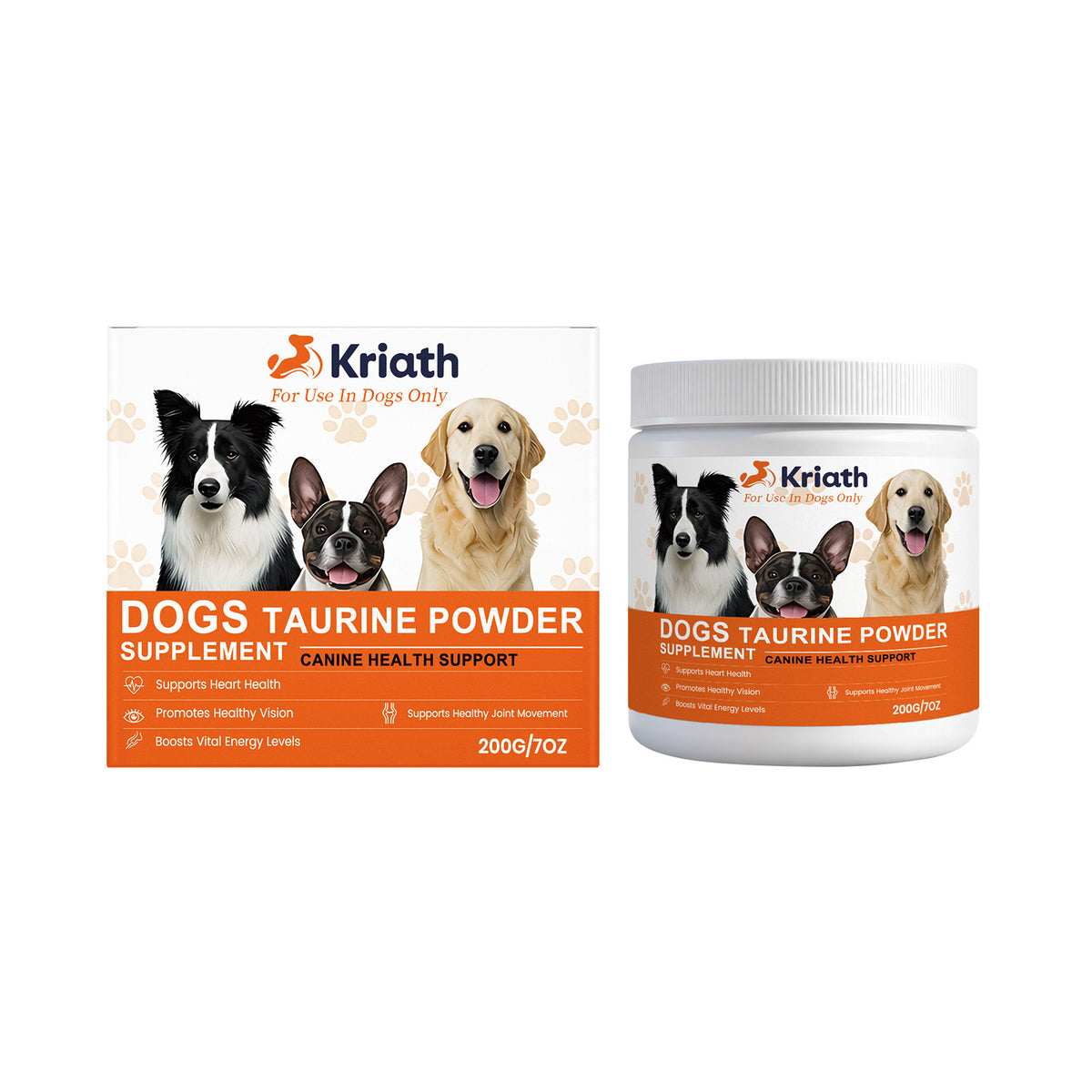 Supplément de poudre Taurine pour chiens