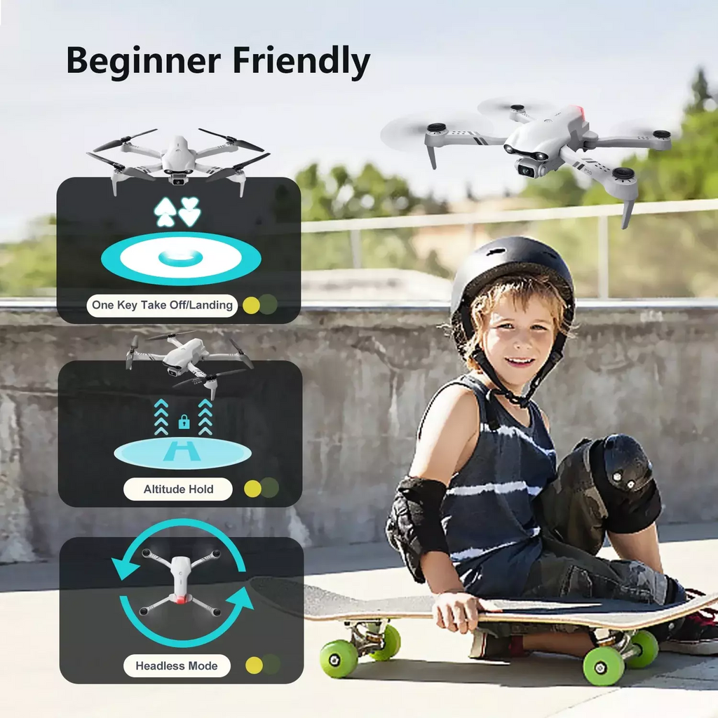 F10 Drone pliable avec caméra WIFI FPV Pour adultes