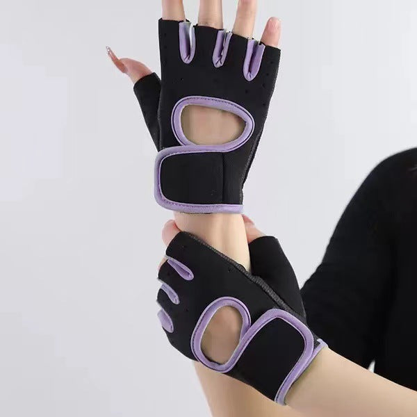 Gants de fitness à moitié doigts pour vélo sportif