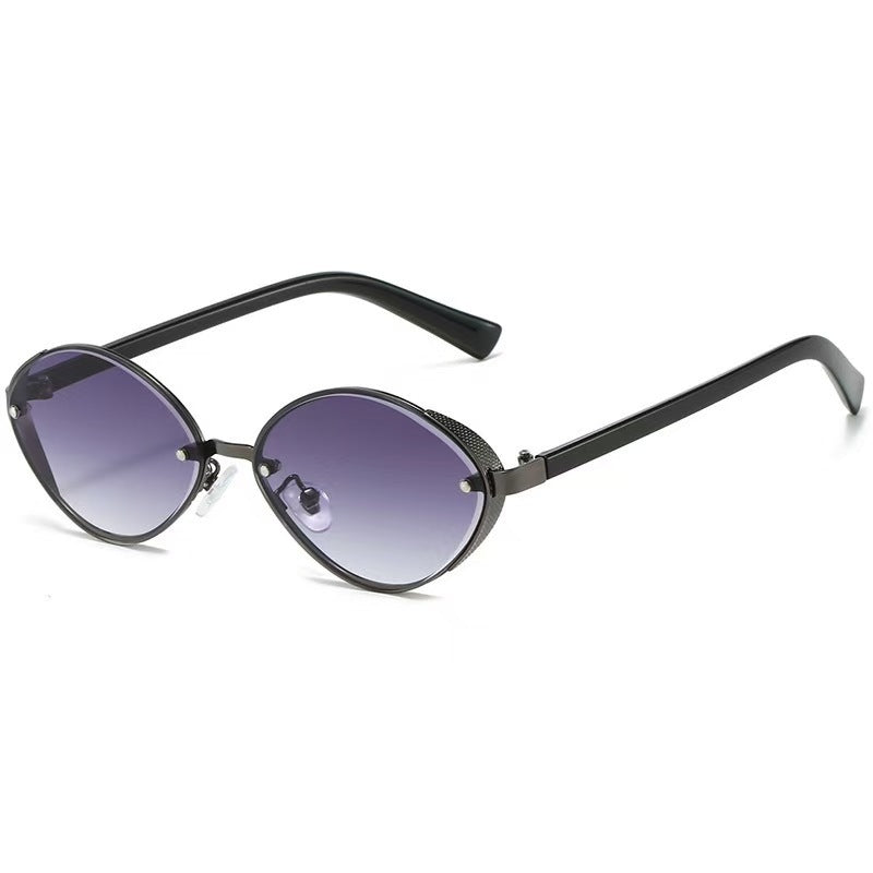 Lunettes de soleil tendance Retro Metal