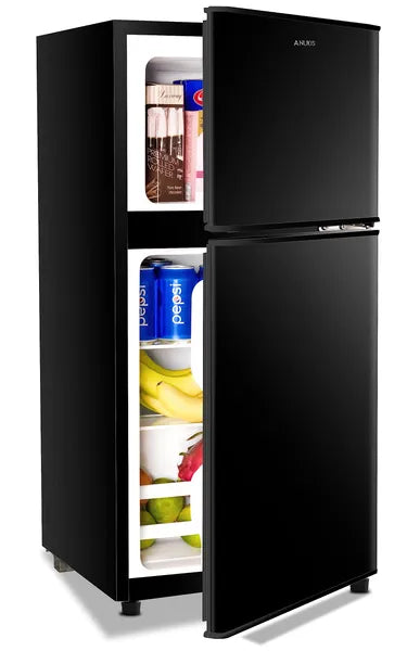 KRIB BLING 3.5Cu.Ft Réfrigérateur compact Mini réfrigérateur avec congélateur