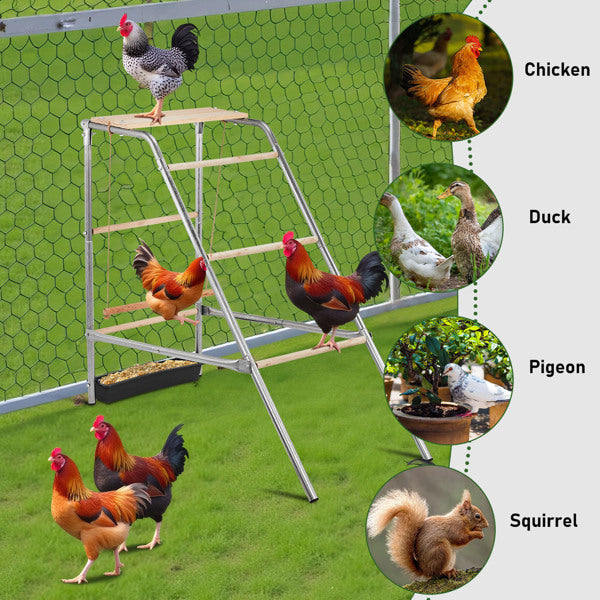 103x50x100cm Perchoir de poulet extérieur