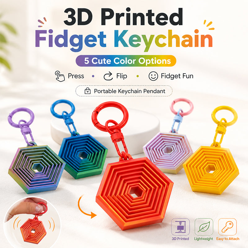 Clavier rotatif Hexagon Fidget