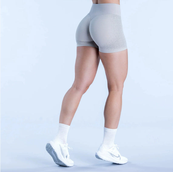 Seamless High Waist Workout Short Hip Lifting Sport Short