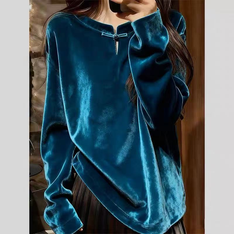 Haut et manteau de velours d'hiver