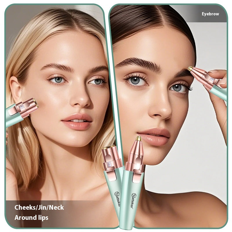 2 En 1 Électrique Échelle de Shaping des sourcils