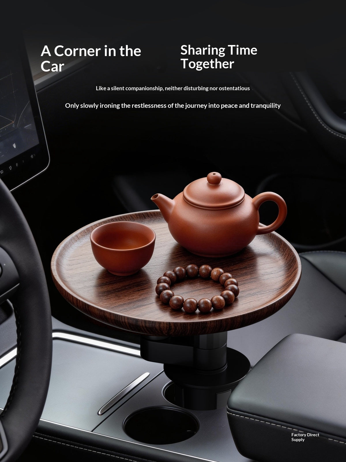 Table en voiture flottante avant