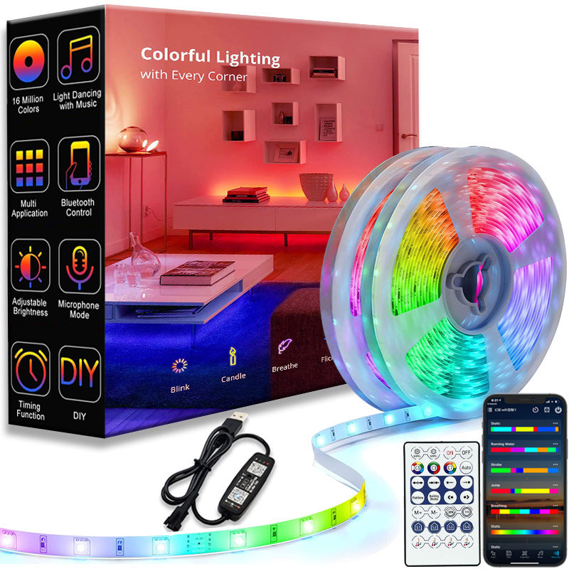 RGB Changement de couleur 5V Magic USB Bande lumineuse
