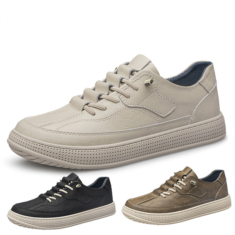 Chaussures de skateboard casual respirant en surface de la tête ronde homme