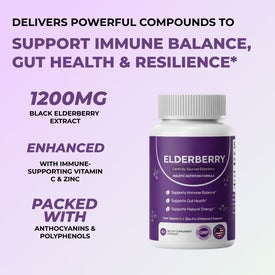 Elderberry berry capsules