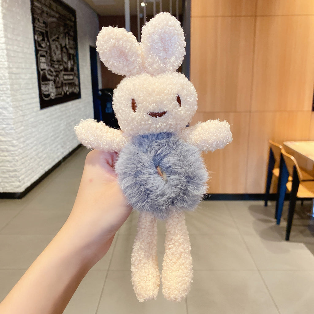 Cute Plush Circle Scalp Band Tie Ponytail Coiffure