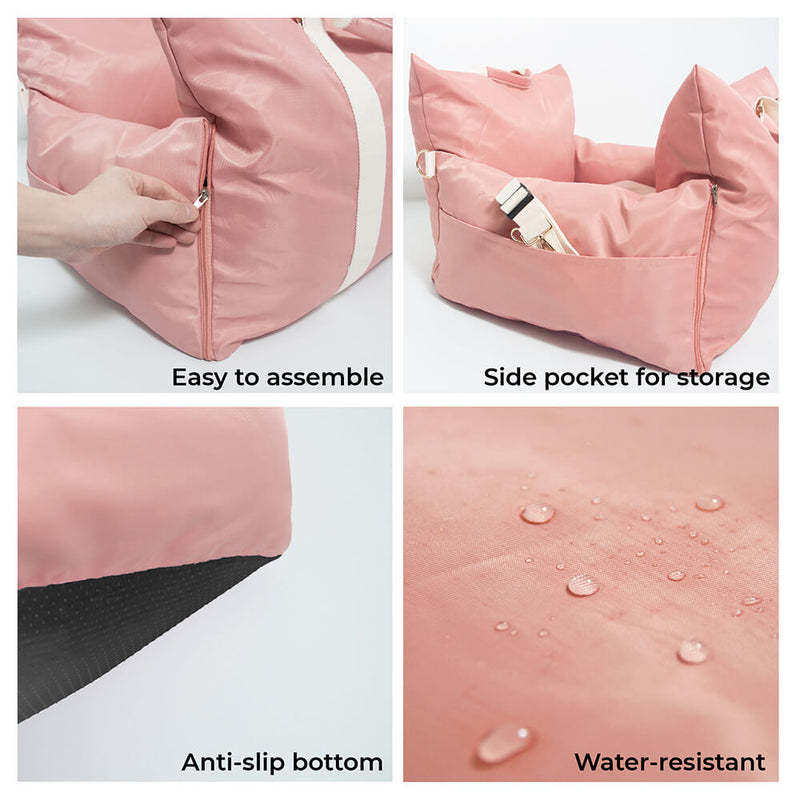 Car Kennel imperméable antidérapant antidérapant antidérapant sac d'animal amovible