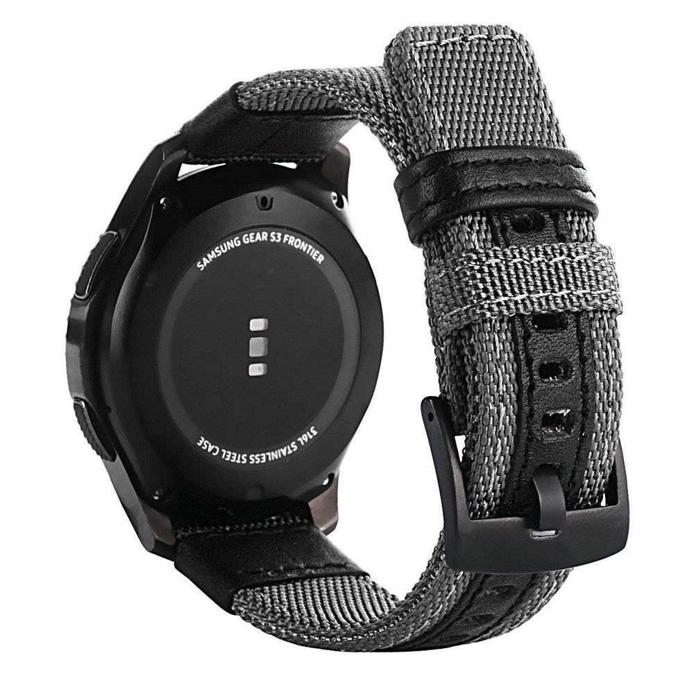 Bracelet de montre réglable en nylon tissé