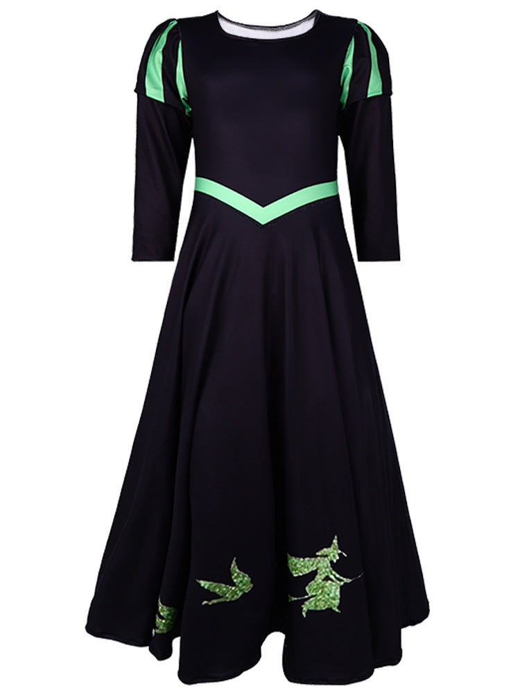 Déguisement de Cosplay de sorcière magique d'Halloween pour jouer du rôle