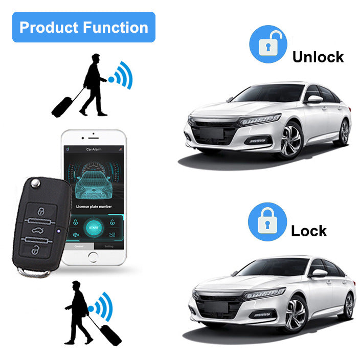 Voiture sans fil Bluetooth Antivol