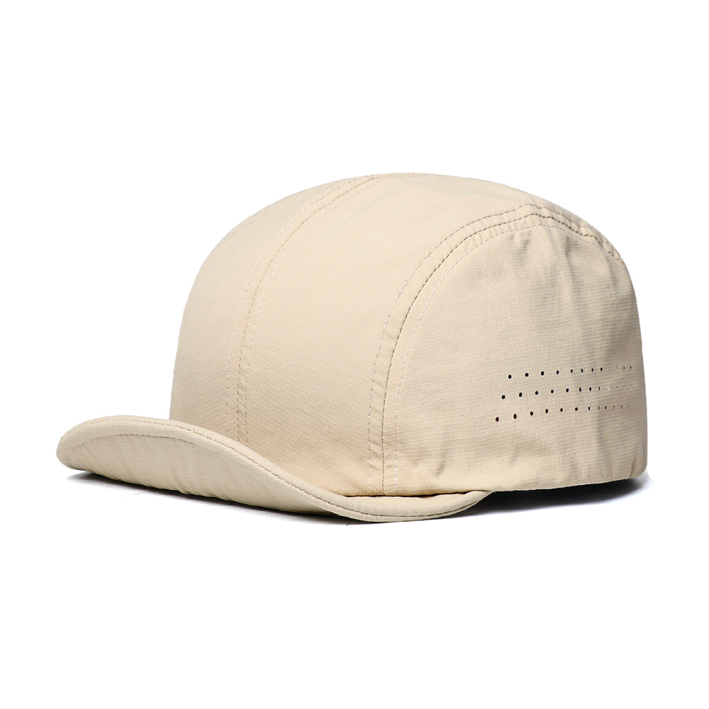 L'été pour hommes et pour femmes Solide-colore Soft-brim Breaking Side-hole Simple Style Casual