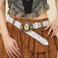 Ceinture créative en cuir de scorpion pour hommes
