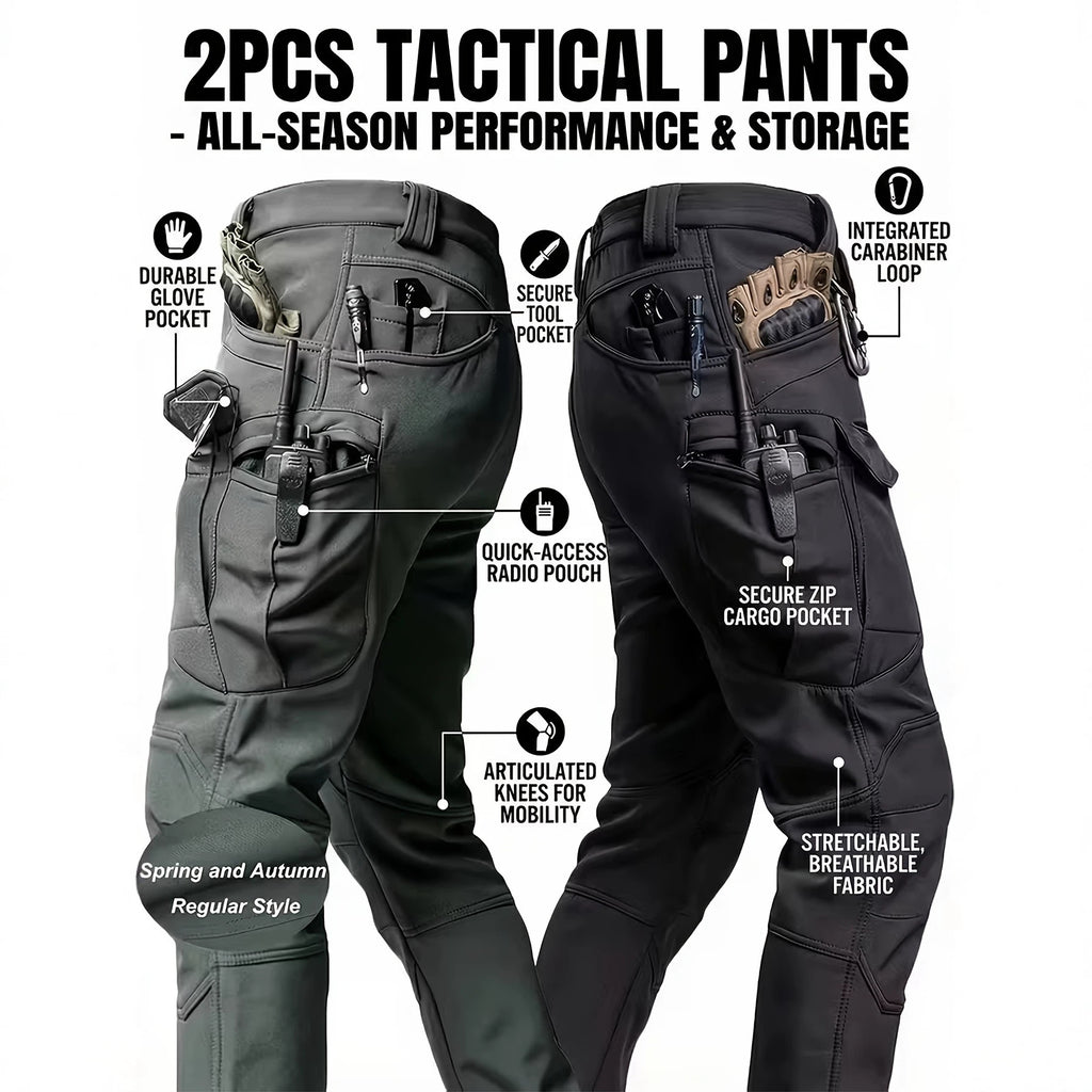 Pantalon de travail tactique résistant à l'usure extérieure pour hommes