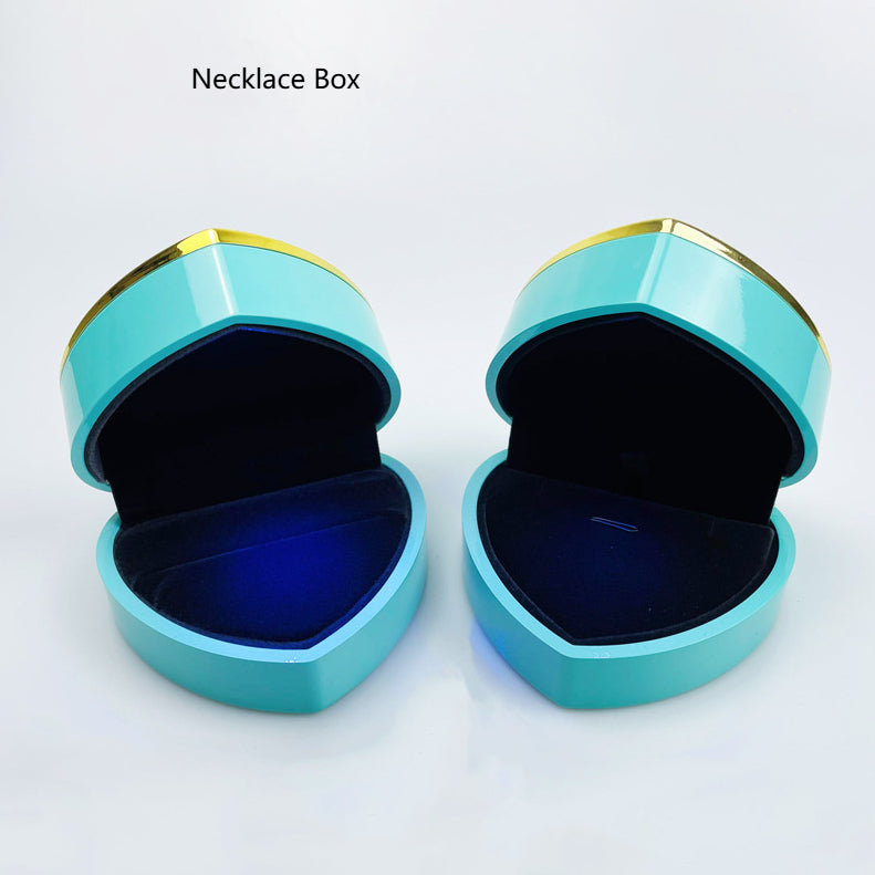 Boîte cadeau de stockage de proposition créative LED-Lit en forme de cœur