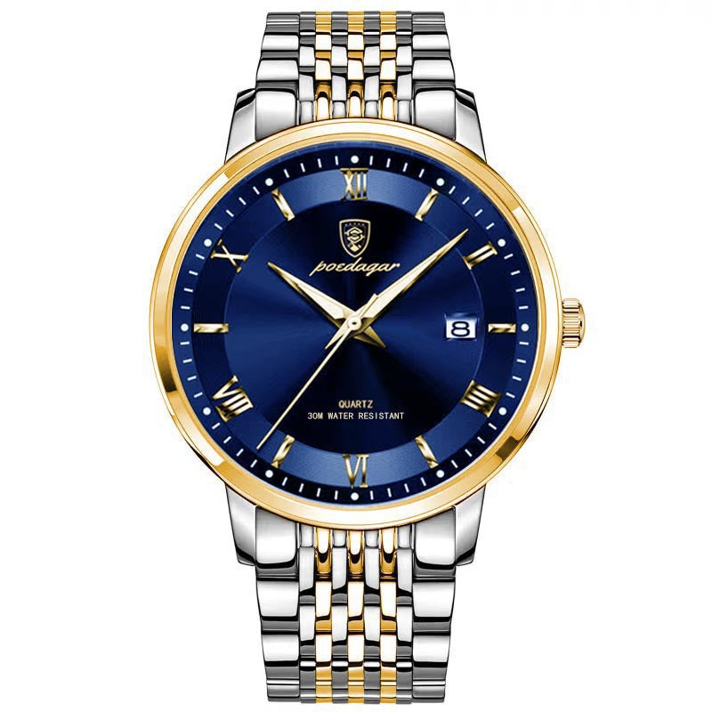Montres Homme Imperméable Calendrier lumineux Montres Quartz