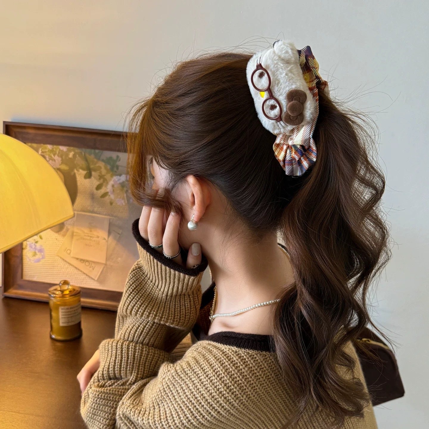 Élégant Sophisticé style Bun Ponytail Clip pour le dos de la tête