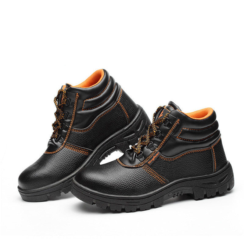 Chaussures de travail pieds en acier chaussures de travail haut-top