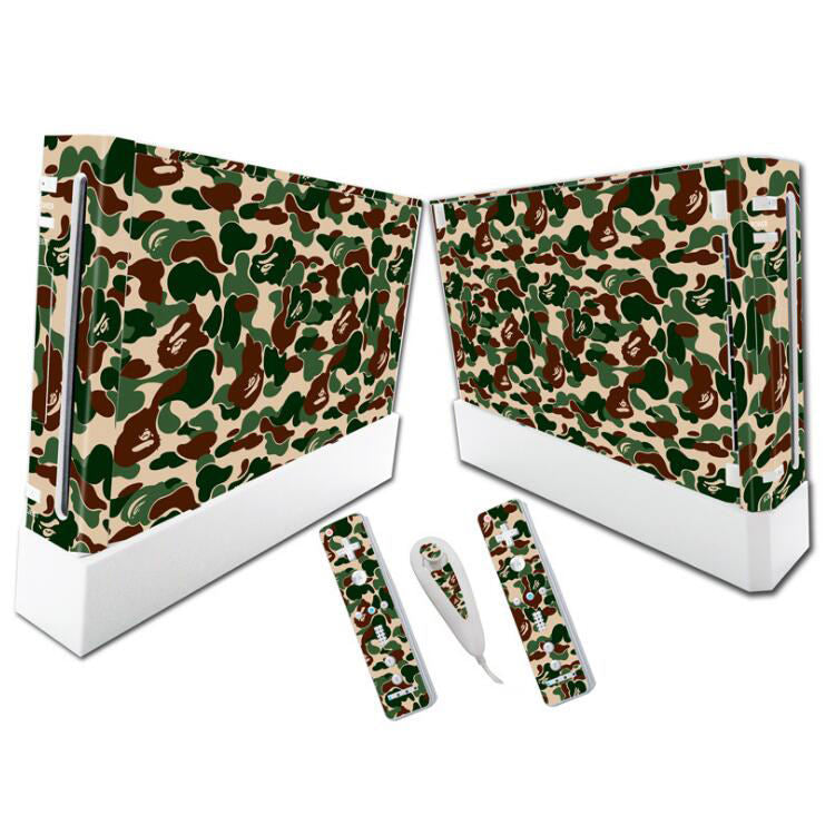 Pour console Wii et 2 télécommandes Couverture autocollante