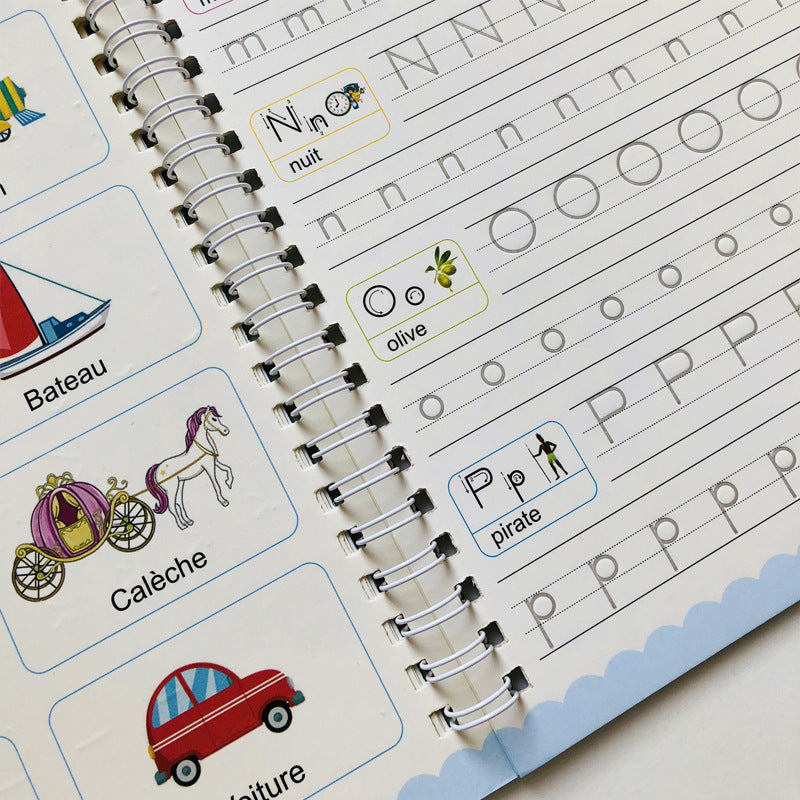 Conseil de pratique de la calligraphie anglaise pour enfants Français Allemand Peinture Magie Anglais
