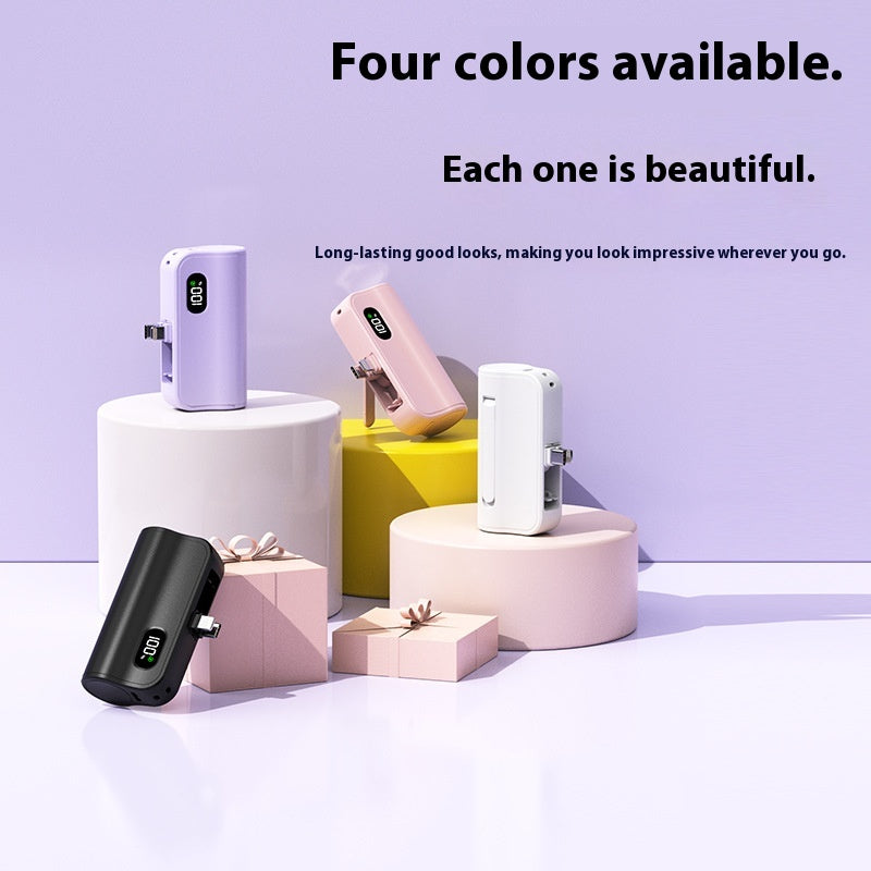 Mini Capsule Pocket Power Bank 3C Certification 5000mAh