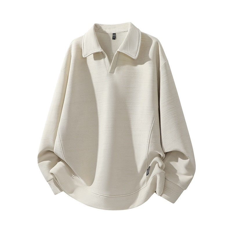 Haut du palonnier occasionnel masculin à manches longues pour l'automne Et l'hiver